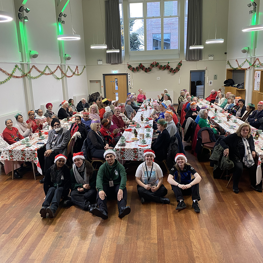 Our Uxbridge College students volunteered at the Annual Dementia Christmas Event at Yiewsley and West Drayton Community Centre.